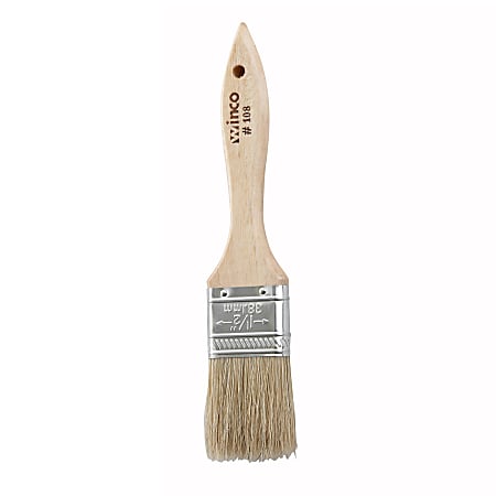 Winco Pastry Brush, 1 1/2", Brown