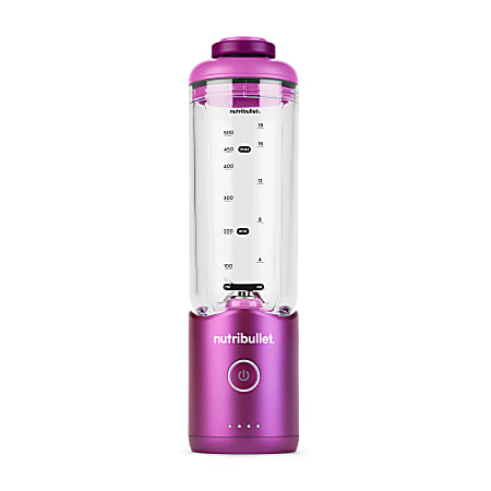 Nutribullet Flex Portable Blender, 22.4 Oz, Orchid Purple, Total Qty 1