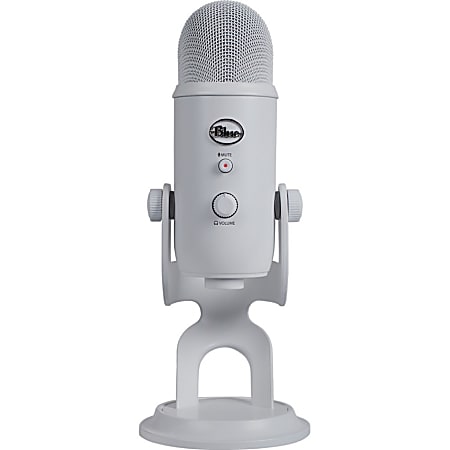 Blue Microphones Yeti Microphone - Stereo - 20 Hz to 20 kHz - Wired - Electret Condenser - Cardioid, Bi-directional, Omni-directional - Desktop - USB