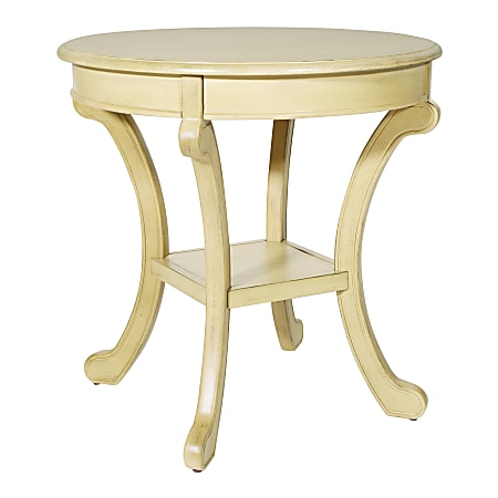 Office Star™ 425 Series Vermont Accent Table, 26-1/8"H x 26"W x 26"D, Celedon