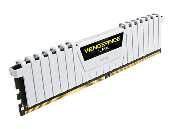 CORSAIR Vengeance LPX - DDR4 - kit - 32 GB: 4 x 8 GB - DIMM 288-pin - 3200 MHz / PC4-25600 - CL16 - 1.35 V - unbuffered - non-ECC - white