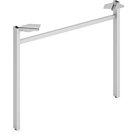 HON Mod Collection Worksurface 30"W U-leg Support - 30" - Finish: Silver