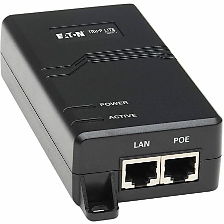 Eaton Tripp Lite Series Gigabit PoE+ Midspan Active Injector - IEEE 802.3at/802.3af, 30W, 1 Port - PoE injector - NPOE30W1G