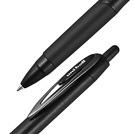 uni ball 207 Impact Gel Pens Bold Point 1.0 mm Black Gray Barrel Black Ink  Pack Of 12 - Office Depot