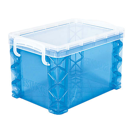Super Stacker Storage Box, 1.6 Liters, Blue