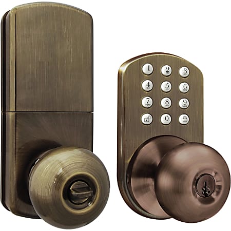 Morning HKK-01AQ Touchpad Electronic Entry Knob Keypad Access Device - Key Code - 6 User(s)