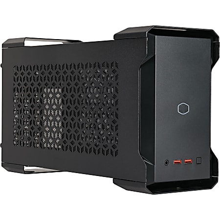 Line Cooler Master MasterCase NC100 Computer Case - Ultra Compact - Black - Steel, ABS Plastic - 2 x 3.62" x Fan(s) Installed - 1 - Power Supply Installed - NUC (UCFF) Motherboard Supported - 2 x Fan(s) Supported