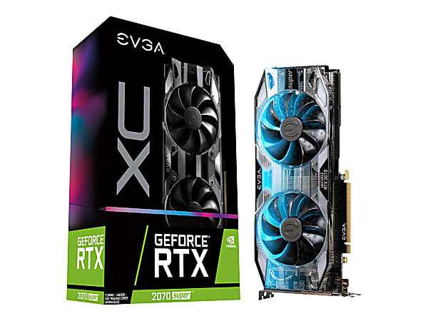 Håndbog Børns dag væv EVGA GeForce RTX 2070 SUPER XC GAMING Graphics card GF RTX 2070 SUPER 8 GB  GDDR6 PCIe 3.0 x16 HDMI 3 x DisplayPort USB C - Office Depot