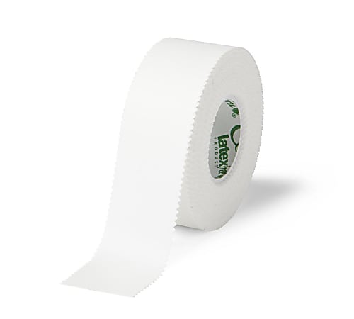 CURAD® Waterproof Adhesive Tape, 1" x 10 Yd., White, Pack Of 144