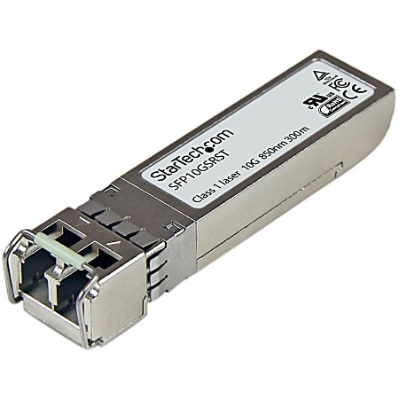 StarTech.com Cisco FET-10G Compatible SFP+ Module - 10GBASE-USR - 10GE Gigabit Ethernet SFP+ 10GbE Multimode Fiber MMF Optic Transceiver - FET10GST
