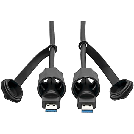 Eaton Tripp Lite Series USB 3.0 SuperSpeed A to A M/M Cable, Industrial - IP68, Shielded, 13 ft. (3.96 m), TAA - U325013IND