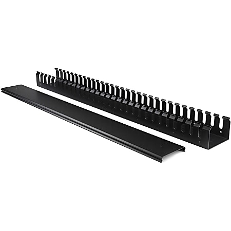 StarTech.com Vertical Cable Organizer with Finger Ducts Vertical Cable ...