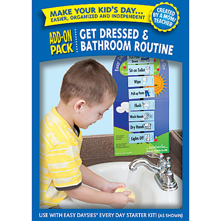Creative Teaching Press® Easy Daysies Add-On Pack, Get Dressed And Bathroom Routine