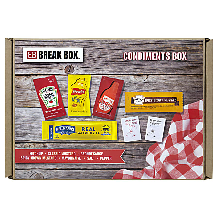 Snack Box Pros Condiment Box, 0.23 Oz, Box Of 515 Packets