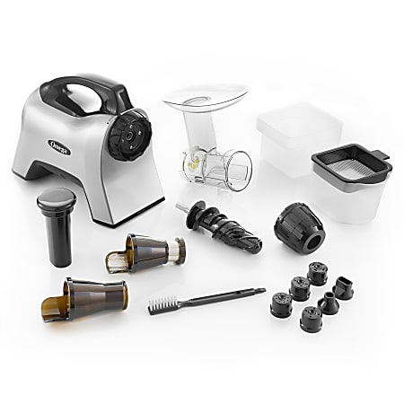 Omega NC1000HDS Premium Juicer Gray Office Depot