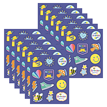 Carson Dellosa Education Motivational Stickers, We Stick Together Motivators, 72 Stickers Per Pack, Bundle Of 12 Packs