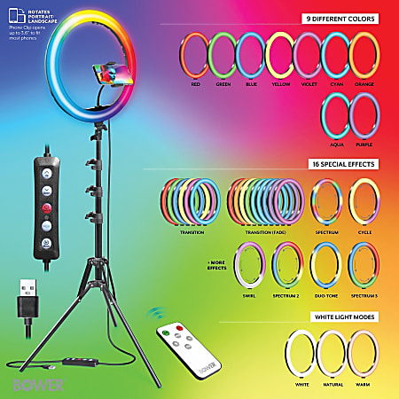 Selfie ring light studio online