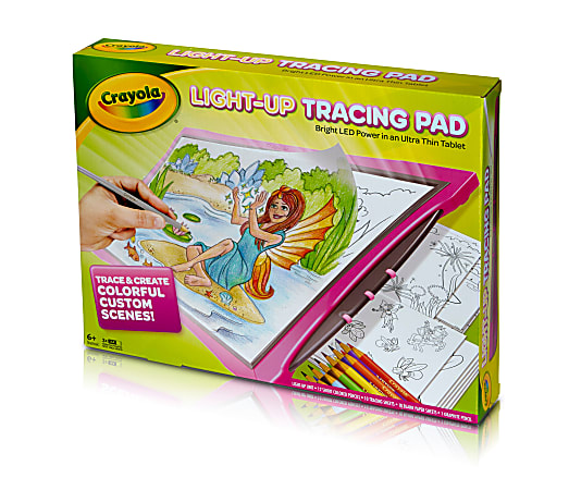 Crayola® Light-Up Tracing Pad, Pink