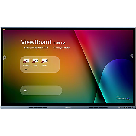 ViewSonic ViewBoard IFP6562, 4K UHD Interactive Display with Integrated Software