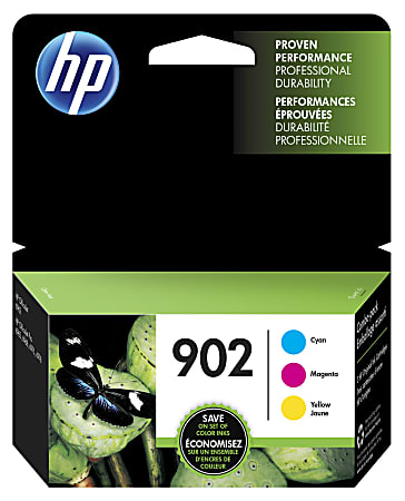 HP 902 Cyan, Magenta, Yellow Ink Cartridges, Pack