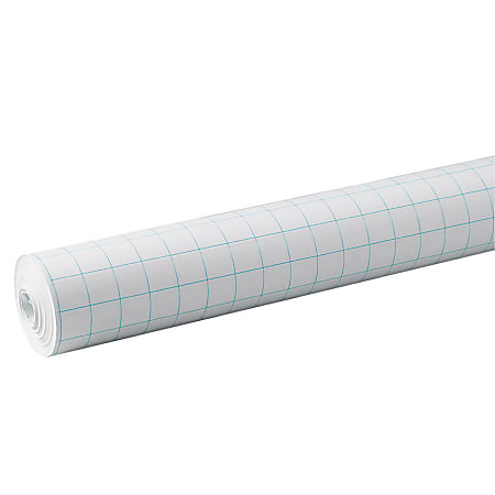 Pacon® Grid Paper Roll, 1" Quadrille Ruled, 34" x 200', White