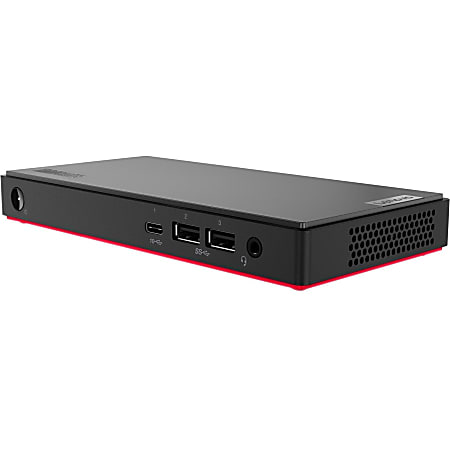 Lenovo ThinkCentre M90n-1 11AK0004US Desktop Computer - Intel Core i5 8th Gen i5-8365U 1.60 GHz - 8 GB RAM DDR4 SDRAM - 256 GB SSD - Tiny - Black - Windows 10 Pro 64-bit - Intel UHD Graphics 620 - IEEE 802.11ac - 65 W