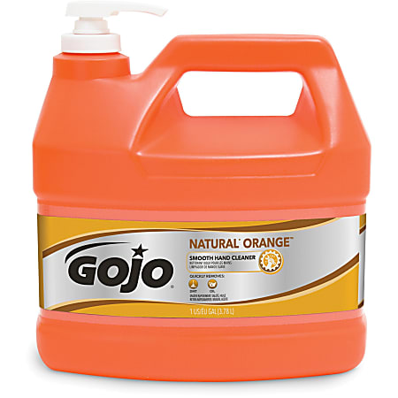 NATURAL ORANGE Smooth Hand Cleaner, Citrus Scent, 1 gal Pump Dispenser, 4/Carton NATURAL ORANGE Smooth Hand Cleaner, Citrus Scent, 1 gal Pump Dispenser, 4/Carton