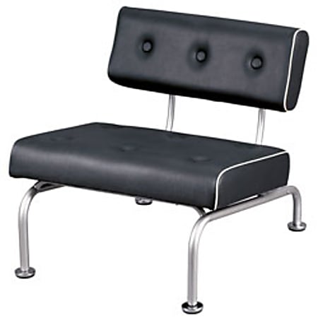 Adesso® Franklin Bench Chair, 25"H x 25"W x 29"D, Black
