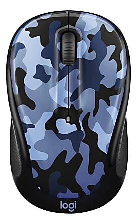 Logitech® M325C Wireless Mouse, Blue Camo