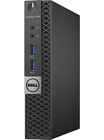 Dell™ Optiplex 7040 Micro Refurbished Desktop, Intel® Core™ i5, 8GB Memory, 240GB Solid State Drive, Windows® 10, RF610447