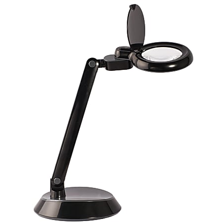 Realspace Bretino LED Magnifier Desk Lamp With Mounting Clamp 22 H