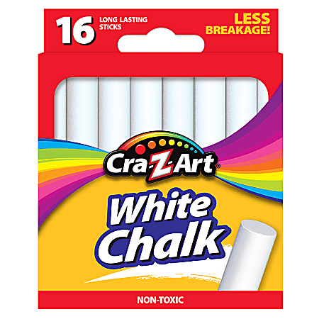 12 Piece Dustless White Chalk - Toys To Love