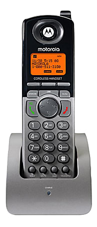 Motorola® DECT 6.0 4-Line Cordless Expansion Handset For ML1000 Desk Phone Base Station, ML1200