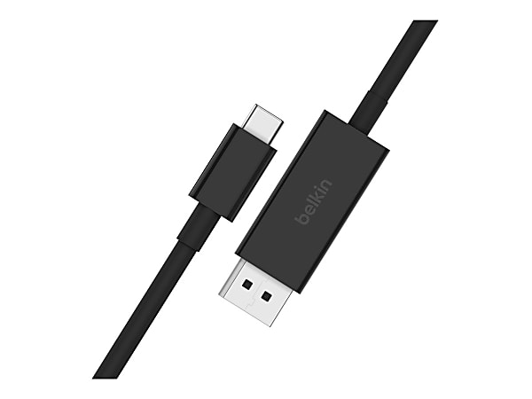 Belkin USB-C to DisplayPort 1.4 Cable - 6.56 ft DisplayPort/USB-C Data Transfer Cable  - AVC014BT2MBK