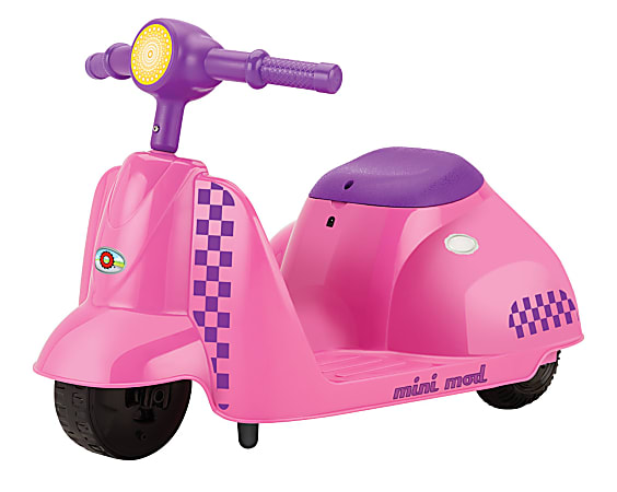 Razor Jr Mini Mod Electric Scooter, 16 13/16"H x 15 15/16"W x 24 13/16"D, Pink