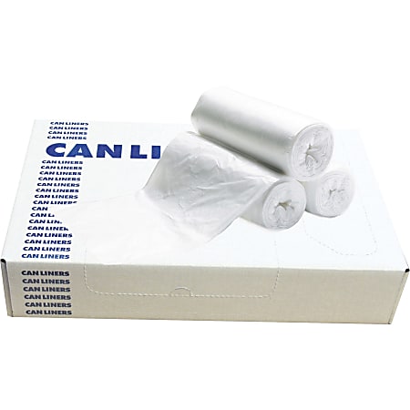 Heritage Multipurpose Design Clear Can Liner - 22" Width x 25" Length - Low Density - Clear - Linear Low-Density Polyethylene (LLDPE) - 10/Carton - 50 Per Roll - Multipurpose