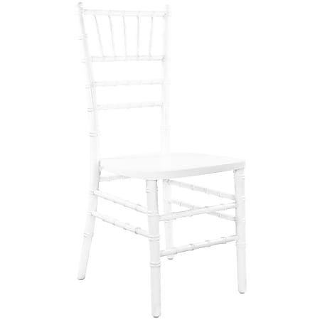 Flash Furniture Advantage Wood Chiavari Chair, White