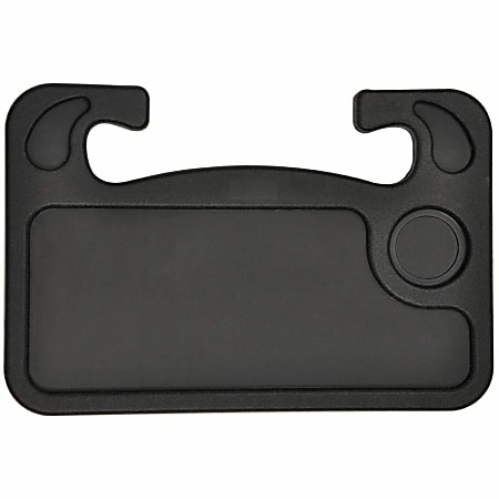 DAC Steering Wheel Desk  1"H x 16.50"W x 11"D x 16.50"L  Compact, Sturdy, Portable  Black  1 Each