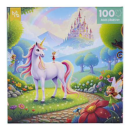 Little Yellow Bicycle 100-Piece Puzzle, Mystical, 17" x 22", Total Qty 1