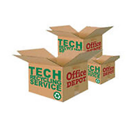 Tech Recycling Collection Service, 20"H x 20"W x 20"D