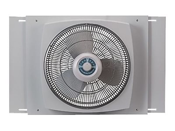 Lasko W16900 Window Fan - 16" Fan Diameter - 3 Speed - Quiet, Lightweight - Light Gray