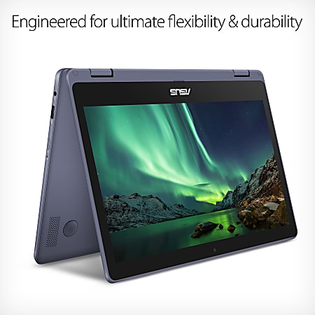 ASUS VivoBook Flip Convertible Laptop, 11.6" Touch Screen, 4GB Memory, 64GB eMMC Drive, Windows® 10 in S Mode, Demo