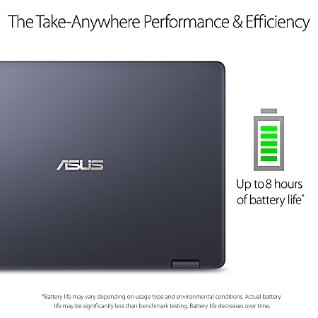 ASUS VivoBook Flip Convertible Laptop, 11.6" Touch Screen, 4GB Memory, 64GB eMMC Drive, Windows® 10 in S Mode, Demo