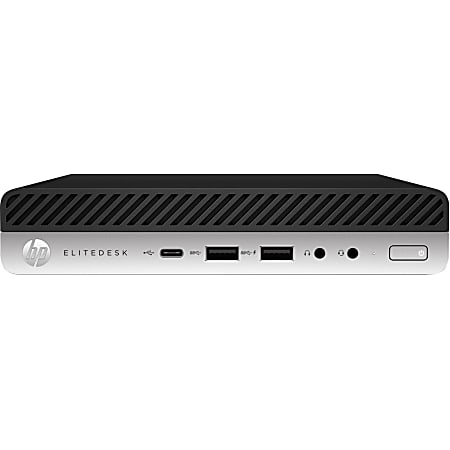 HP EliteDesk 705 G5 Desktop Computer - AMD Ryzen 5 PRO 2nd Gen 3400GE 3.30 GHz - 8 GB RAM DDR4 SDRAM - 256 GB SSD - Desktop Mini - Windows 10 Pro 64-bit - AMD Radeon Vega 11 Graphics - English Keyboard - 65 W