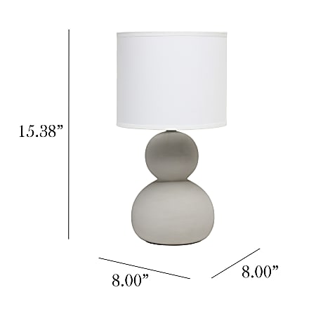 White stone lamp base on sale