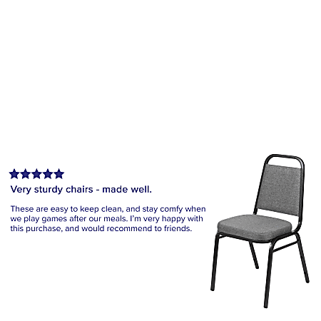 Flash Furniture HERCULES Series Trapezoidal Back Stacking Banquet Chair ...