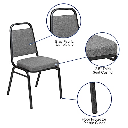 Flash Furniture HERCULES Series Trapezoidal Back Stacking Banquet Chair ...