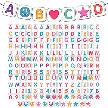 Carson Dellosa Education Bulletin Board EZ Letters, Crafty And Cool, Total Qty 216