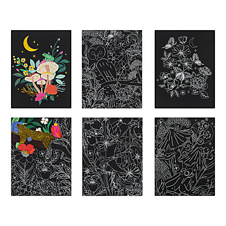 Brea Reese Scratch Art Paper Pad Kit 9 x 12 Mythical Creatures