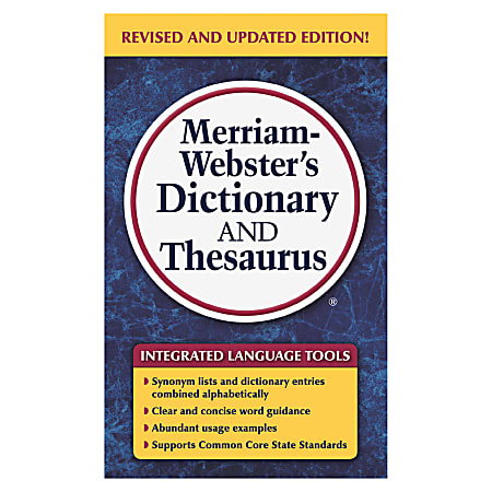 Merriam-Webster Dictionary and Thesaurus